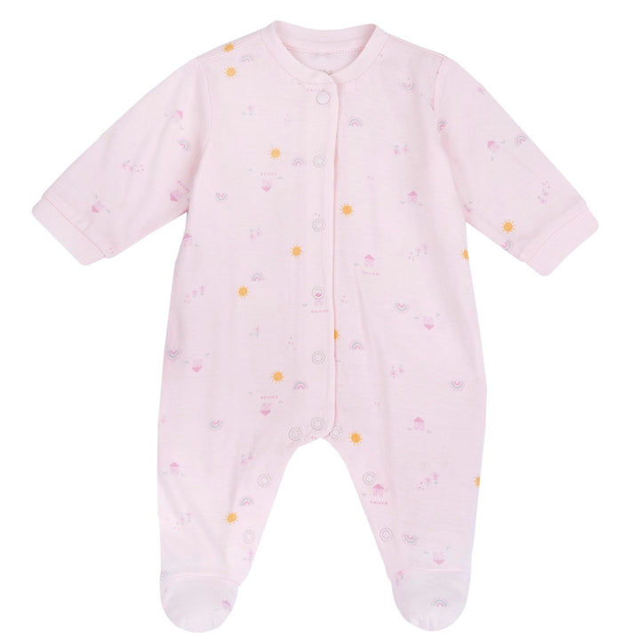 Chicco, Strampler für Neugeborene, aus Leichtem Stoff, mit Praktischer Rückenöffnung, Ideal für Früh
