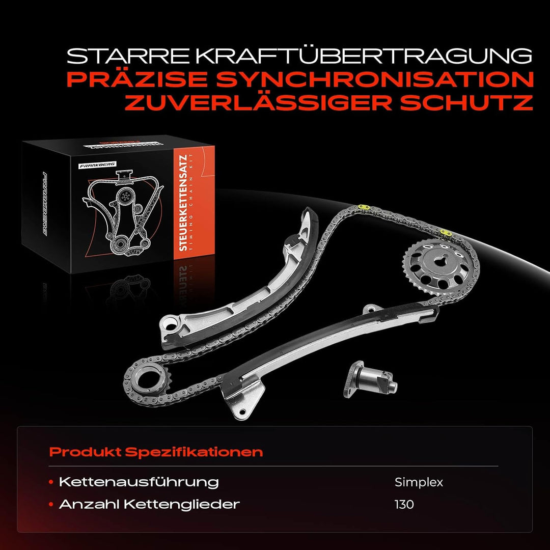 Steuerkettensatz für A-u-r-i-s E15 Avensis T22 T25 Avensis Liftback T22 1.4L 1.6L 1.8L 2000-2012 06H