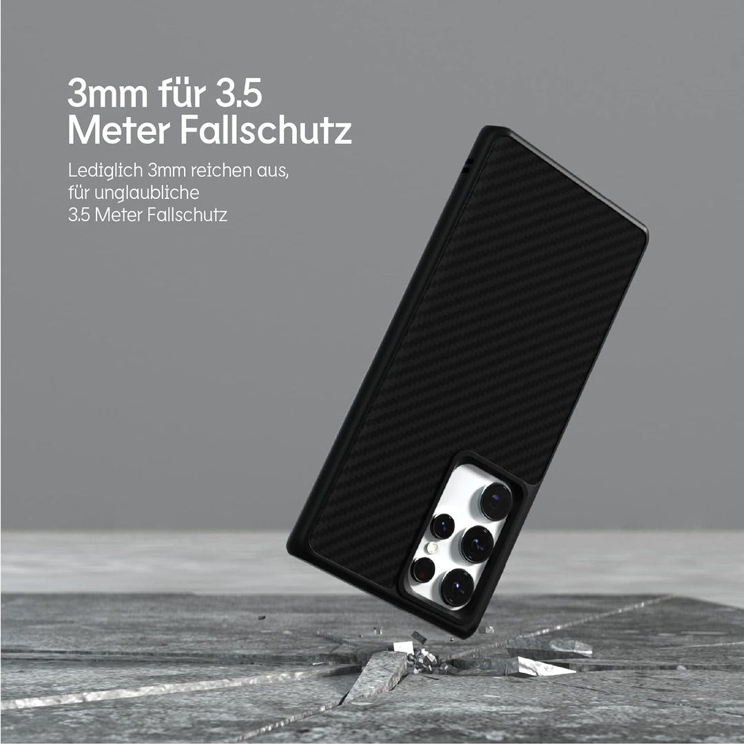 RhinoShield Case kompatibel mit [Samsung Galaxy S22 Ultra] | SolidSuit - Stossdämpfende & schlanke S