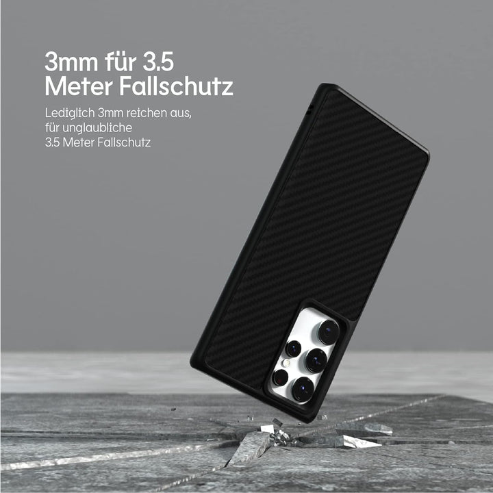 RhinoShield Case kompatibel mit [Samsung Galaxy S22 Ultra] | SolidSuit - Stossdämpfende & schlanke S