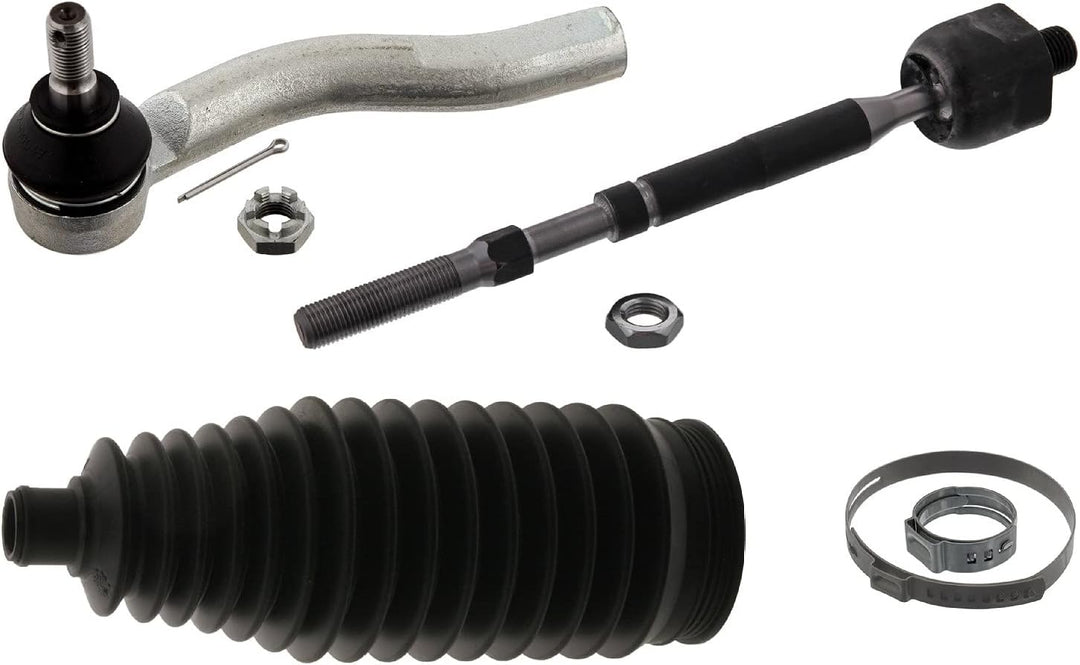febi bilstein 39590 Spurstange mit Lenkmanschettensatz , 1 Stück Vorderachse links, Vorderachse link