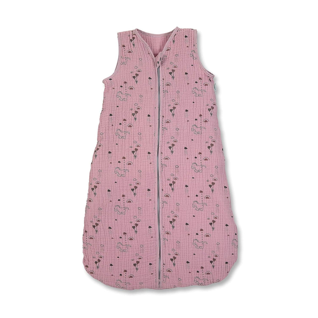 Sterntaler Musselin-Schlafsack, Pony Pauline, Reissverschluss, Grösse: 70 cm 70 cm (1er Pack), 70 cm
