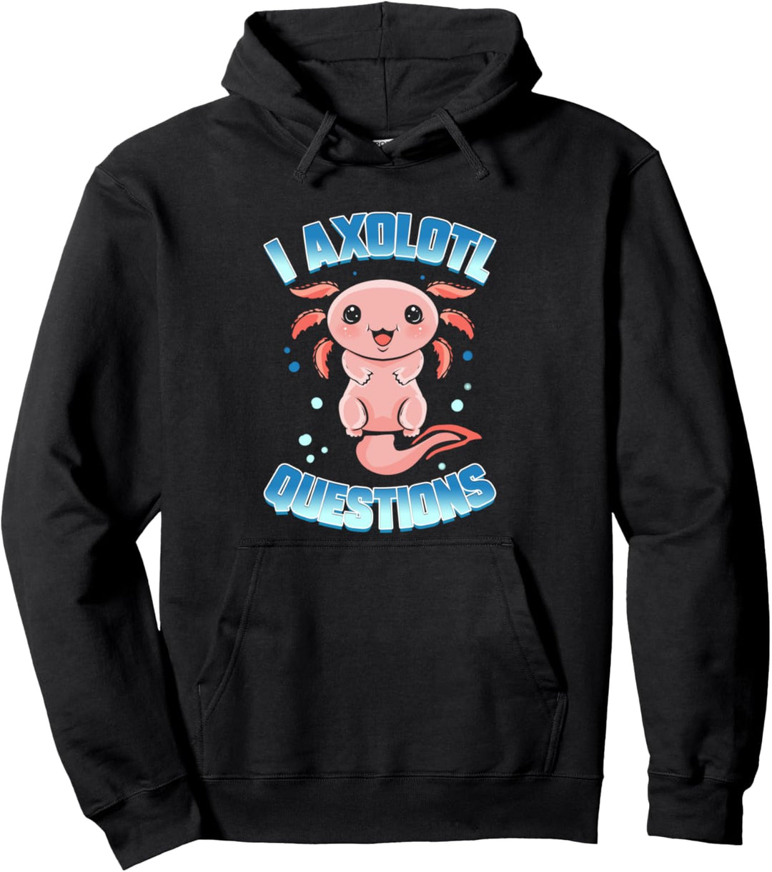 Axolotl Kawaii Mexikanischer Salamander Pullover Hoodie