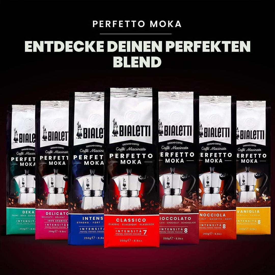 Bialetti Kaffeepresse Preziosa, French Press Filter für Kaffee oder Tee, 1 Liter, 8 Tassen &amp; Perfett