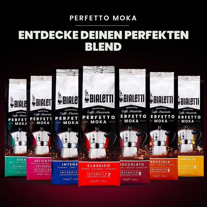 Bialetti Kaffeepresse Preziosa, French Press Filter für Kaffee oder Tee, 1 Liter, 8 Tassen &amp; Perfett