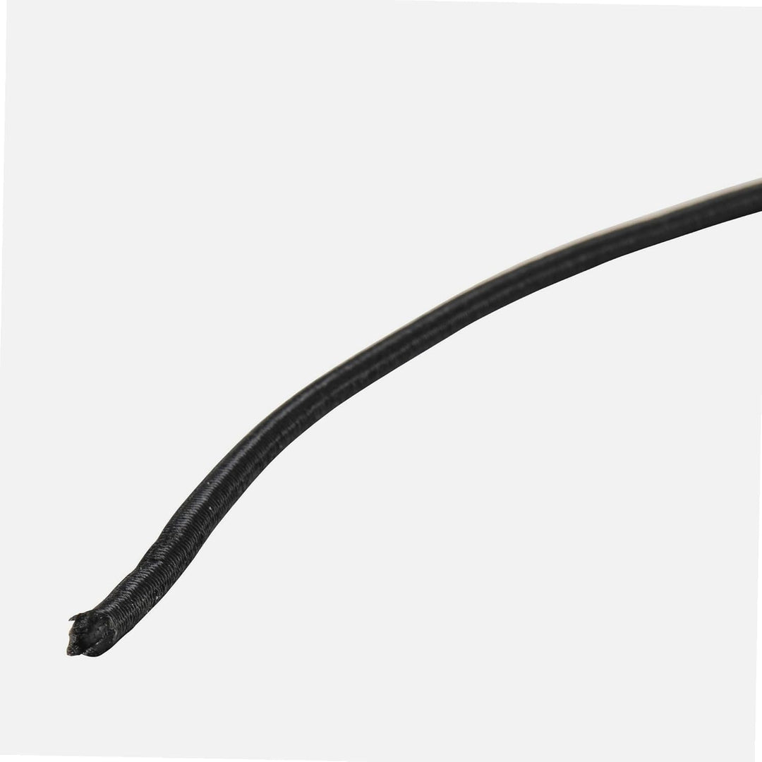 WERKA PRO Schwarzes elastisches Spannseil Verschiedene Längen 4 mm x 50 Meter auf Spule 4 mm x 50 Me