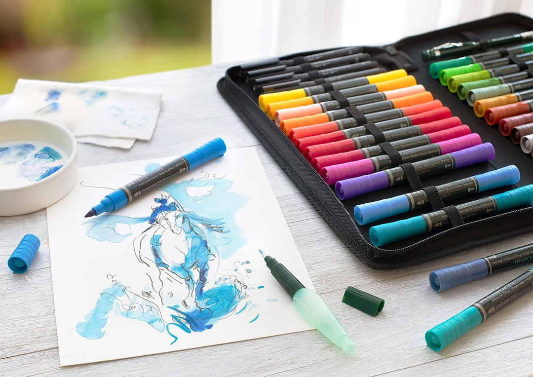 Faber-Castell 160316 Aquarellmarker Albrecht Dürer 30er Zipper-Etui, Zipper