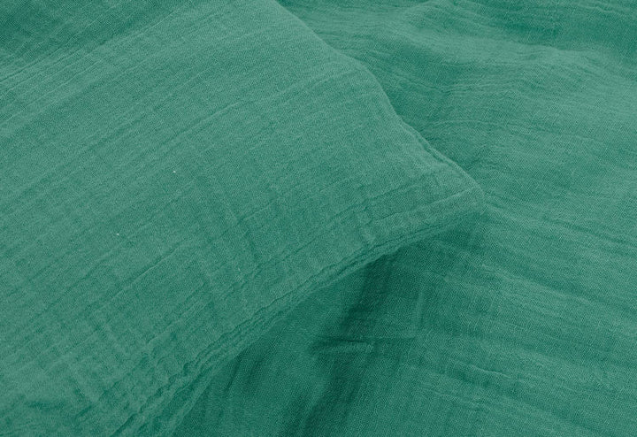 PINOLINO Musselin-Bettwäsche für Kinderbetten, Pastellgrün, 2-TLG., Einheitsgrösse, 630001-31