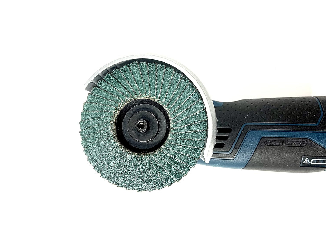 Fächerscheiben SET Körnung:180 76x10mm passend für mini Akku Winkelschleifer wie Bosch GWS 10,8V 12V