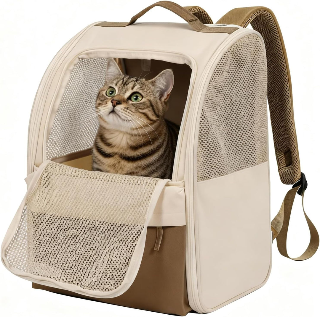 Katzenrucksack Faltbar, Katzen Rucksack, Katzentransportbox und Katzentasche für Hunde & Katzen, Tra