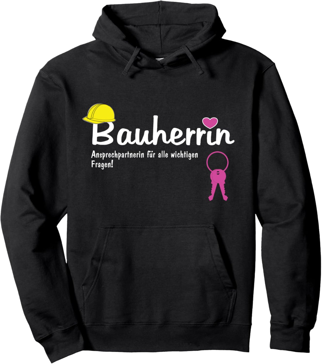 Damen Bauherrin Baustelle Hausbau Pullover Hoodie