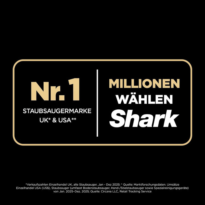 Shark PowerDetect Clean & Empty Akku-Staubsauger mit Absaugstation, bis 70 Min. Laufzeit, kabellos,