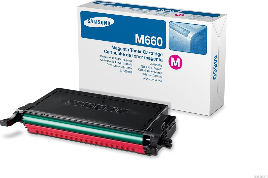 Samsung CLP-M660B/ELS Original Toner (Hohe Reichweite, Kompatibel mit: CLP-610/CLP-660/CLX-6200/6210