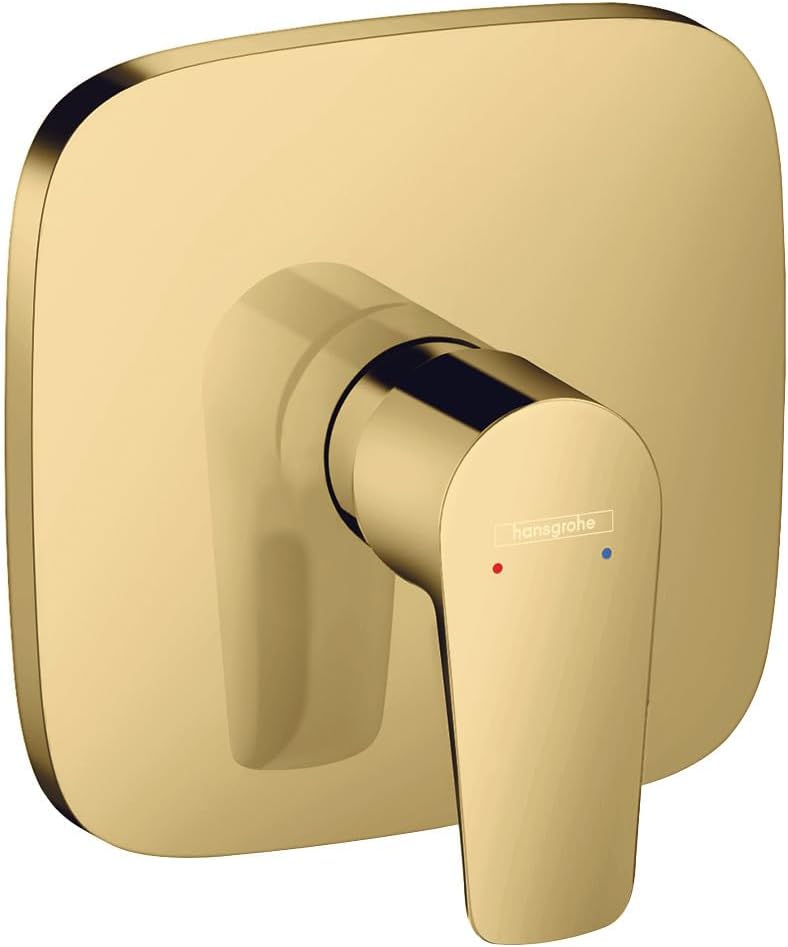 hansgrohe Duscharmatur Talis E, Unterputz Einhebel-Wannenmischer, Polished Gold Optik Polished Gold