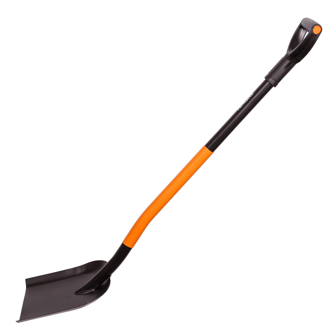 Mivos Sandschaufel aus Kohlenstoffstahl für BAU- und Gartenarbeiten - Länge 124 cm - Gärtnerschaufel