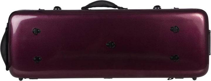 Bratschenkoffer Glasfaser Oblong 38-43 weinrot-shiny M-Case + Notentasche