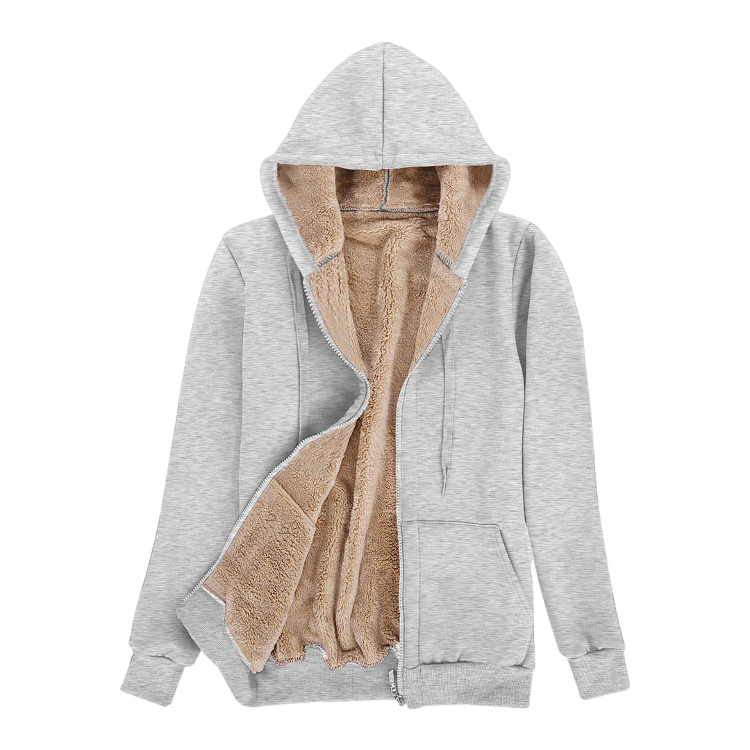 UMIPUBO Hoodie Damen Sweatjacke Fleecejacke Kapuzenpullover Warm Oberteil, Herbst und Winter Sweatsh