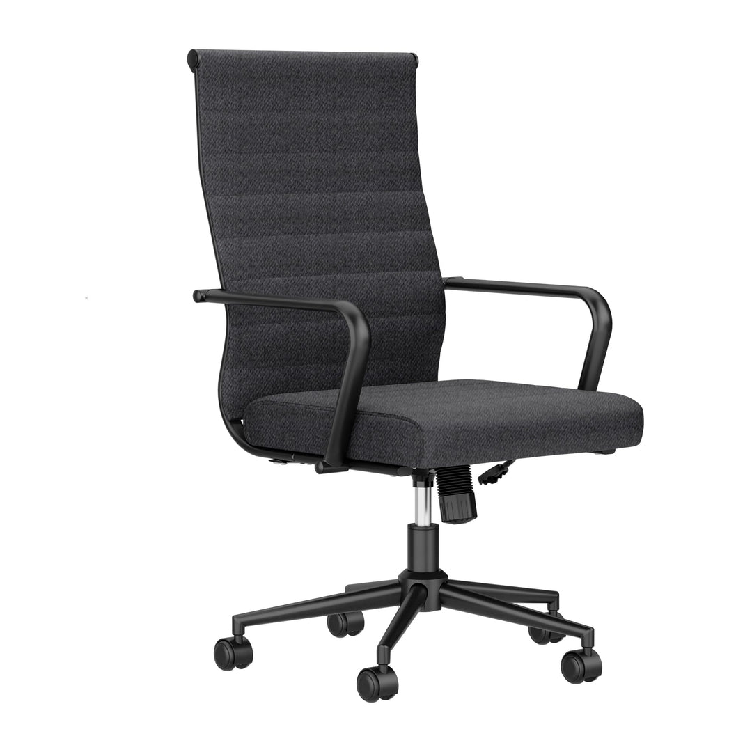 UEV Bürostuhl Ergonomisch Wippfunktion bis 150 kg belastbar Schreibtischstuhl mit Armlehne Drehstuhl