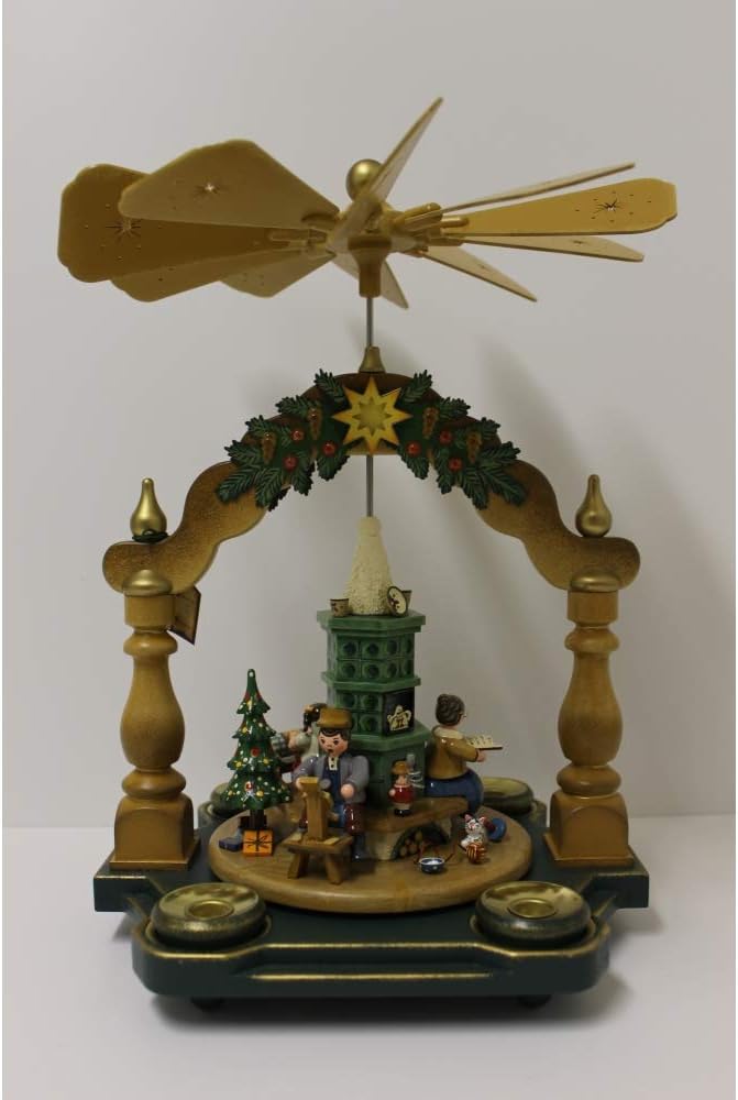 Hubrig-Volkskunst Pyramiden Grossmutters Weihnachtsstube 35 x 25 cm