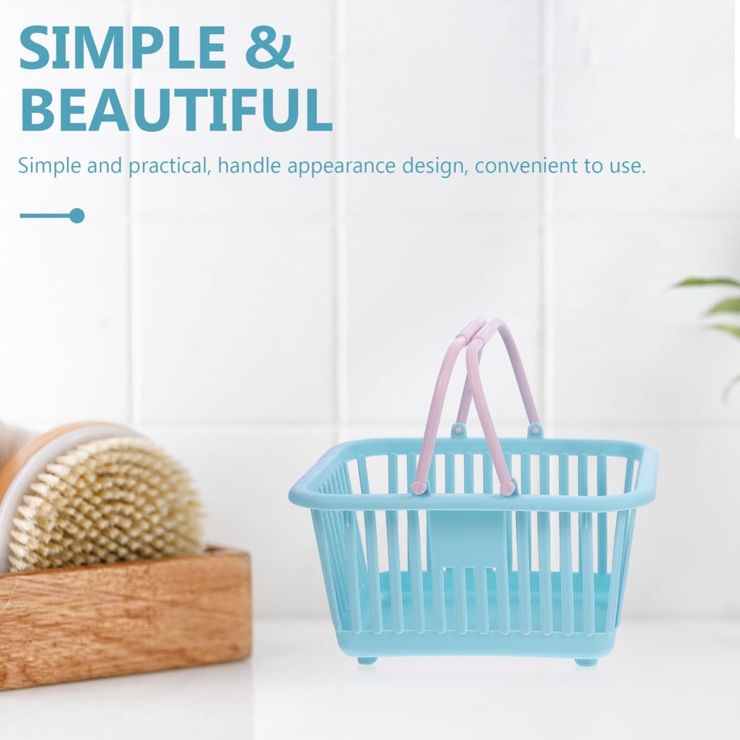 ibasenice Spielzeug Aufbewahrungskorb Set 2 Stück Handliche Einkaufskörbe für Kinder, Obst & Gemüse