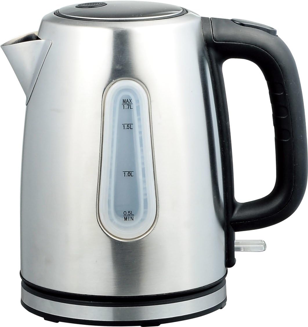 Tristar WK-3373 Wasserkocher und Heisswasserspender, 2200 W, silber Silver, Silver
