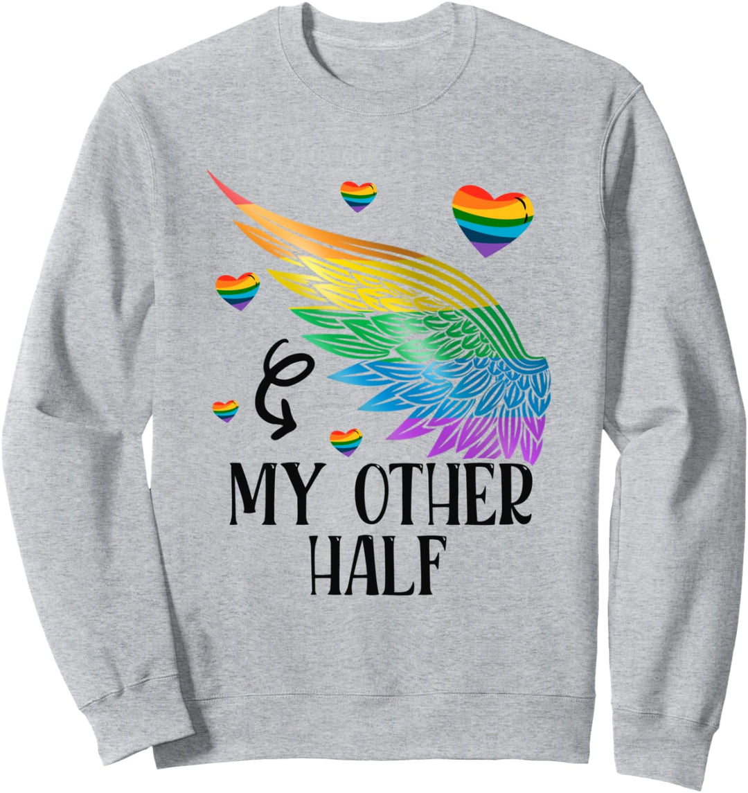 LGBTQ Lesben Schwul Bi Pärchen Parter Pride Regenbogen Sweatshirt