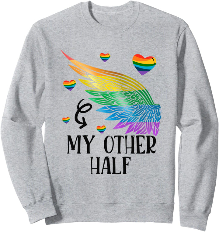 LGBTQ Lesben Schwul Bi Pärchen Parter Pride Regenbogen Sweatshirt