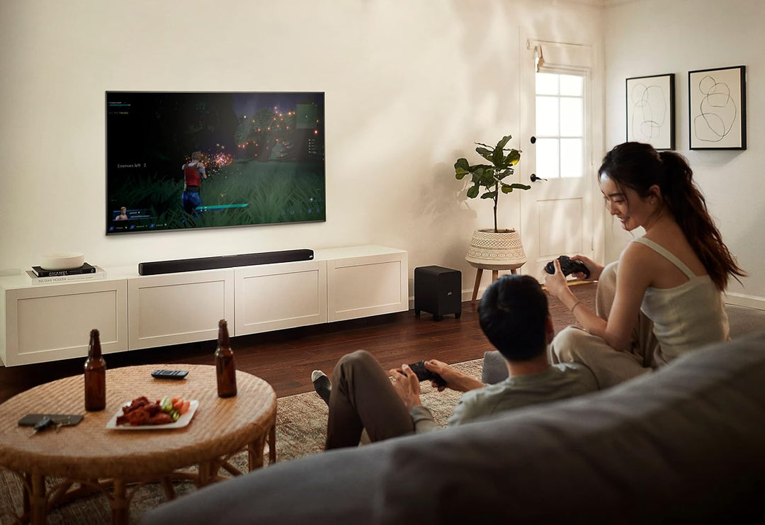 Polk Audio Signa S4 True Dolby Atmos Soundbar mit Wireless Subwoofer, 3.1.2 Soundbar-System, HDMI eA