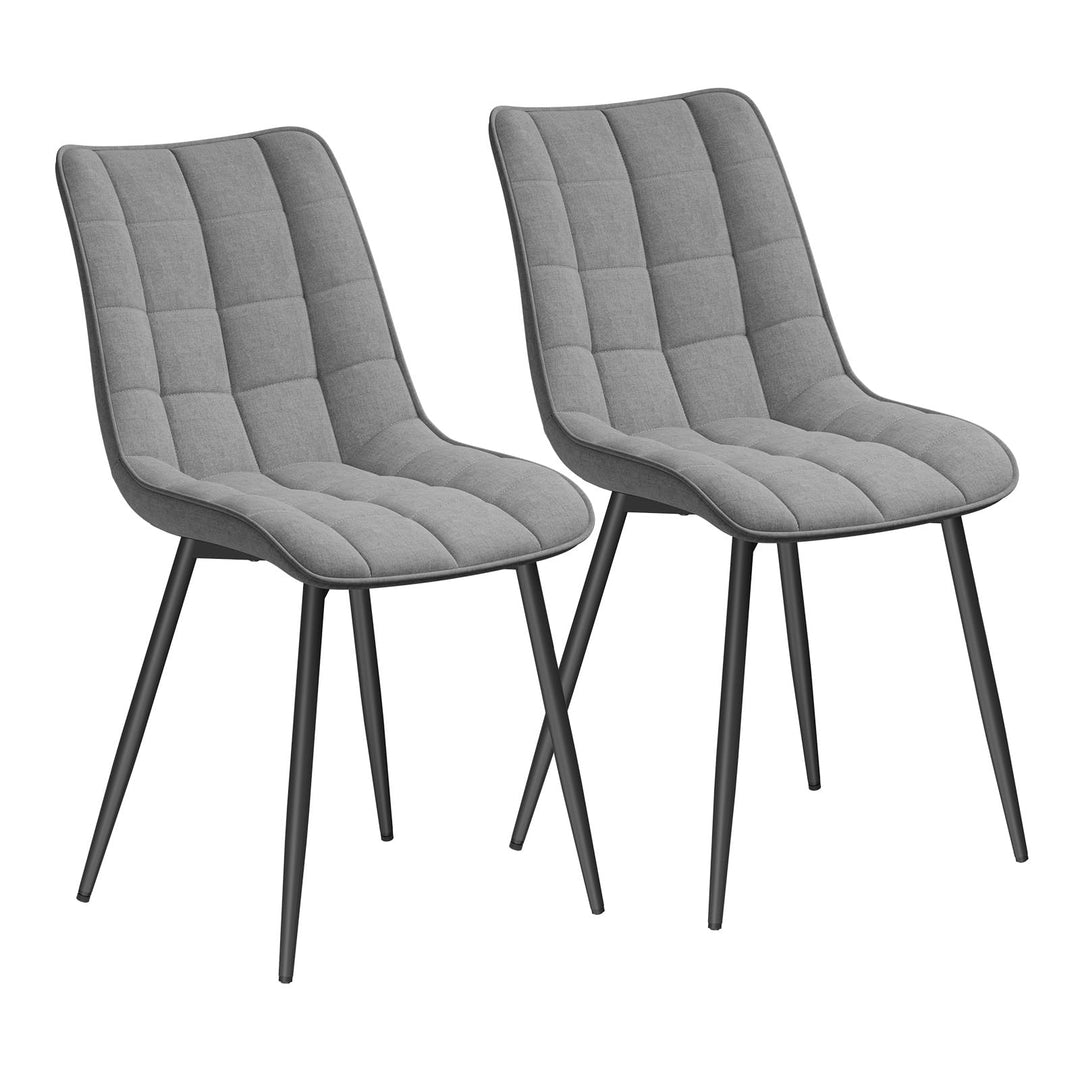 WOLTU Esszimmerstühle 2er Set, für Wohnzimmer Küche Esszimmer, Küchenstühle gepolstert mit Rückenleh