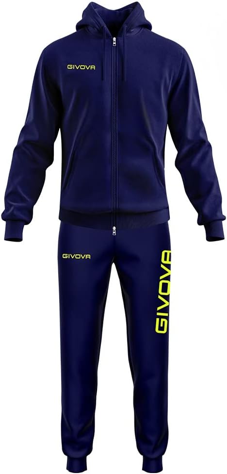 Givova Anzug King Overall L blau/gelb fluo, L blau/gelb fluo