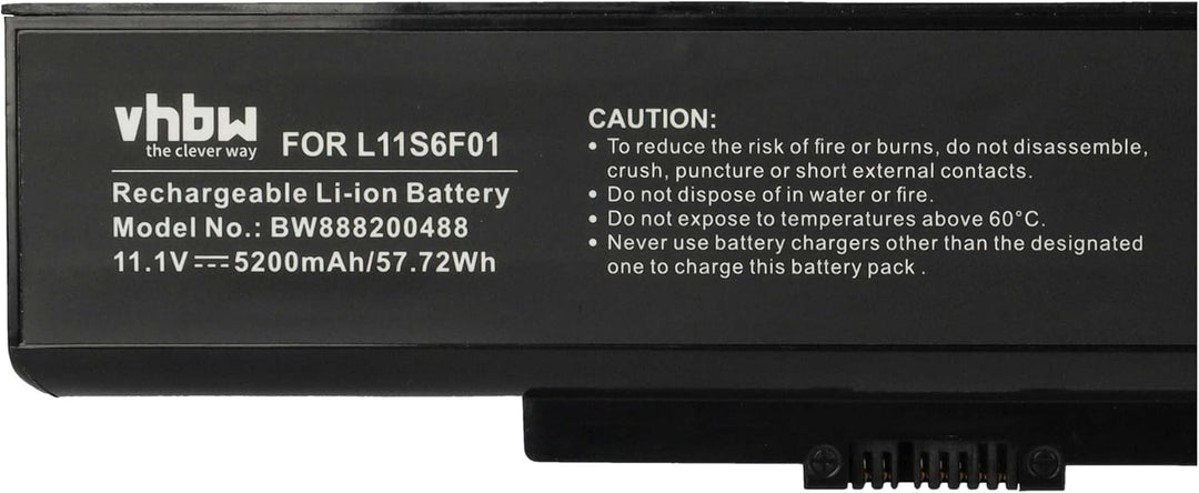 vhbw Akku kompatibel mit Lenovo Thinkpad Edge E531 (6885CMC), E535, E545, E540 Notebook (5200mAh, 11