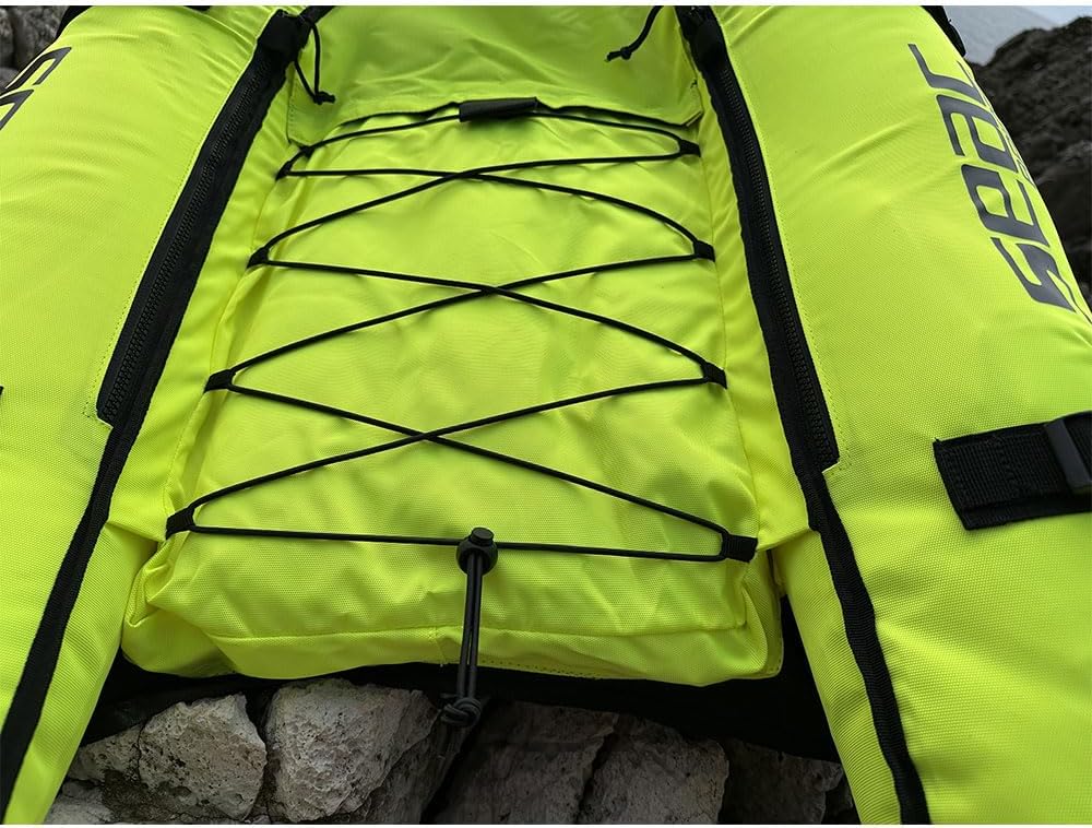 SEAC Unisex-Adult Bridge aufblasbarer Schwimmkörper für Freitaucher und Speerfischer, mit Schulterri