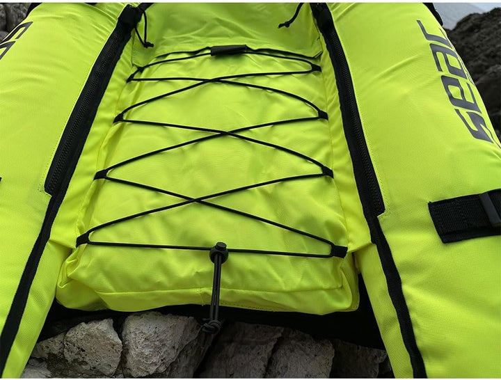 SEAC Unisex-Adult Bridge aufblasbarer Schwimmkörper für Freitaucher und Speerfischer, mit Schulterri