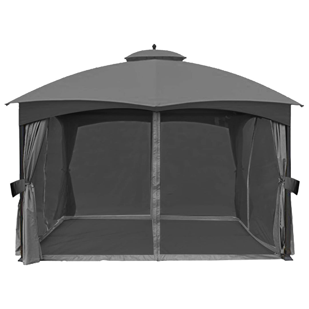 ABCCANOPY Ersatz-Netzwände für 3 x 30 cm Pavillon, Grau Grau Modern, Grau Modern