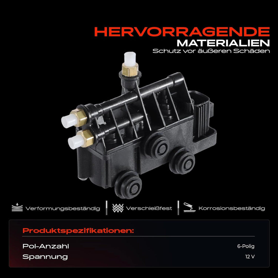 Luftfederung Ventilblock Ventileinheit Kompatibel mit Discovery III IV L319 LA R-a-n-g-e R-o-v-e-r I
