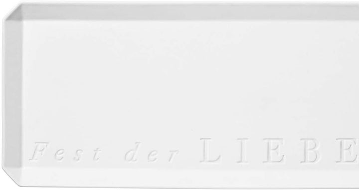 Räder 89248 ZUHAUSE - Centerpiece - Tablett - Fest der Liebe - Porzellan - 52x20x2cm