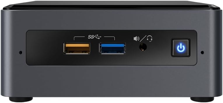 Intel NUC Barebone BOXNUC7PJYHN2 EU Cord, Schwarz