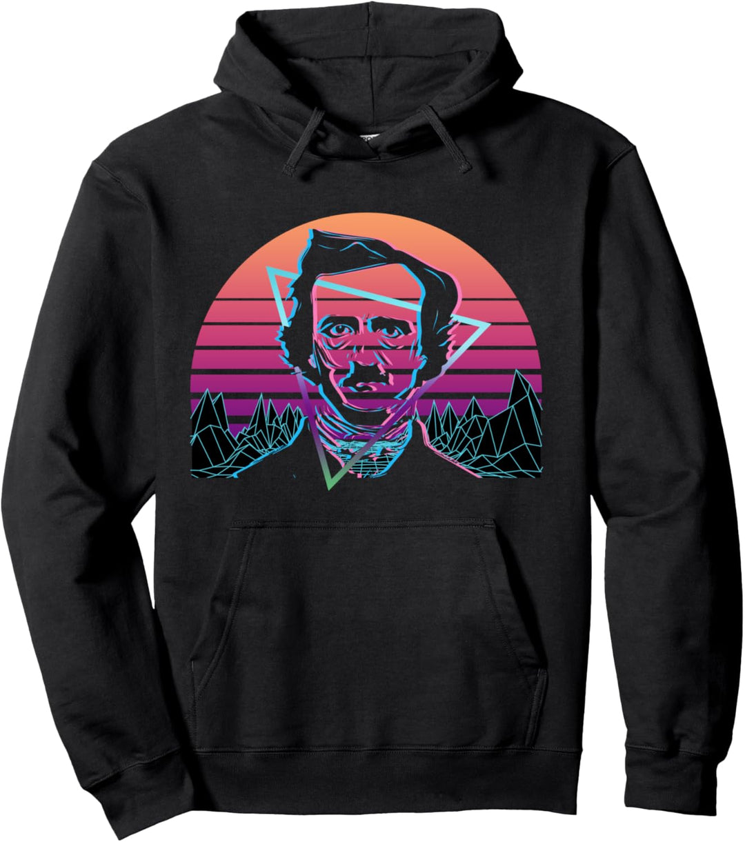 Edgar Allan Poe Retro Pullover Hoodie