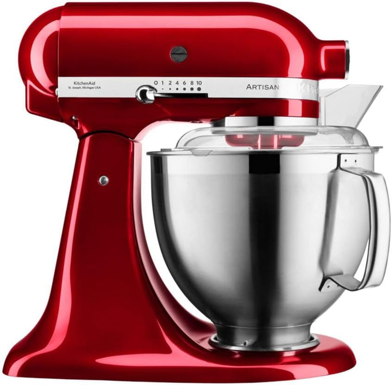 Kitchenaid 5KSM185PSECA 4,8l Küchenmaschine Artisan, Liebesapfelrot Red, Red