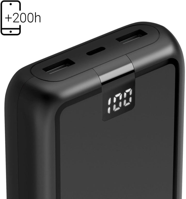 Hama Powerbank Performance 24 24000mAh (externer Akku mit 1x USB C + 2X USB A, Power Pack Zertifizie