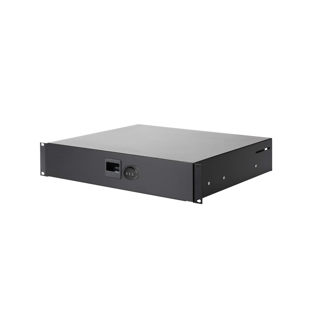 Adam Hall 87402CL 19 Zoll Rackschublade 2 HE Stahl, 2 HE
