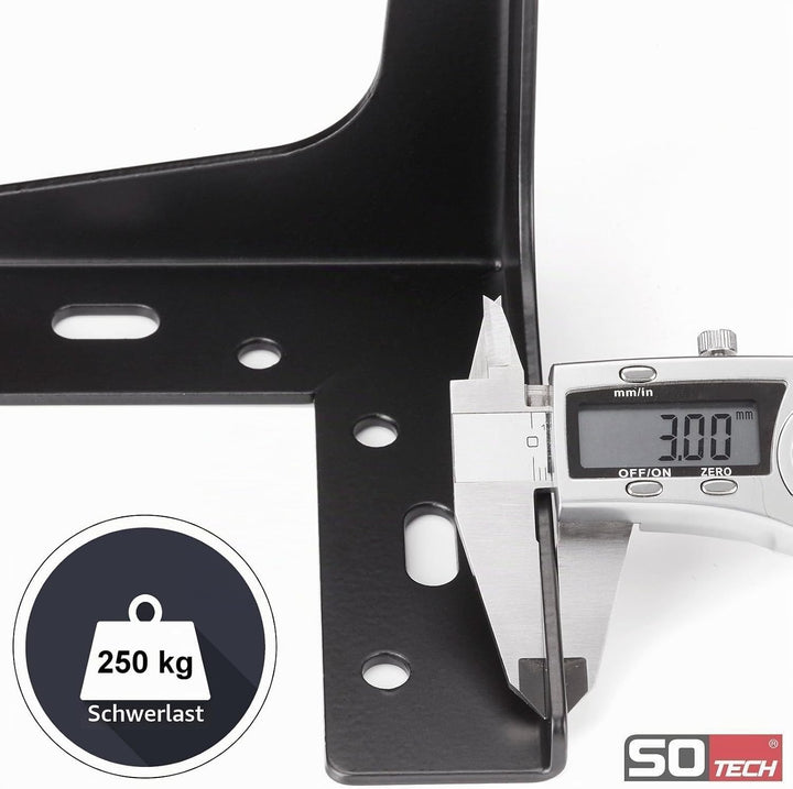 SOTECH 4er Set Möbelfüsse Victor H 100 mm Chrom poliert Polsterfüsse Schrankfüsse Füsse Sofafüsse 4