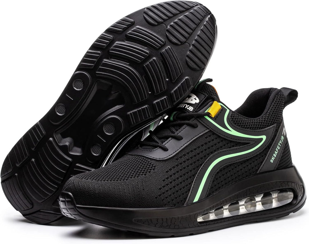OBQcare Sicherheitsschuhe Arbeitsschuhe Herren S3 Sicherheitsschuhe Damen Leicht Stahlkappenschuhe r