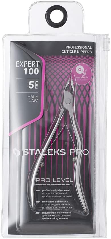 STALEKS Professionelle Nagelhautzange Expert 100 (5mm) Cuticle nippers