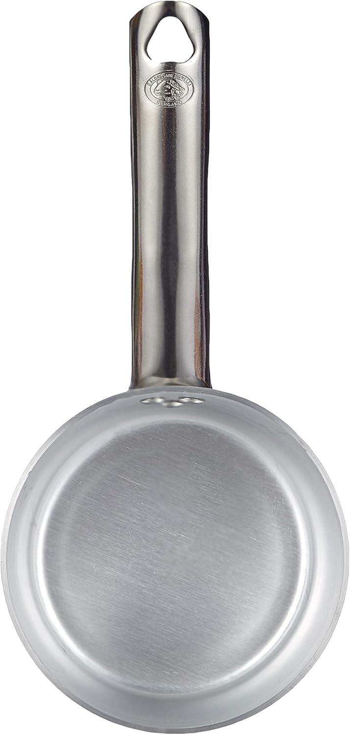 Pentole Agnelli ALMA10514 Professionelle Aluminiumpfannen 3 mm, hoher Auflauf mit Griff, 1,5 l 14 cm