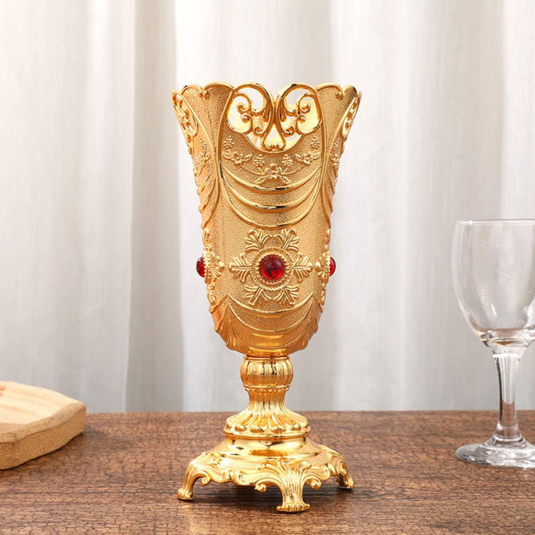 Angoily Dekorative Vase Tischvase Hochzeit Blumenvase Goldene Blumenvasen Hochzeitsvase Hochzeitsdek