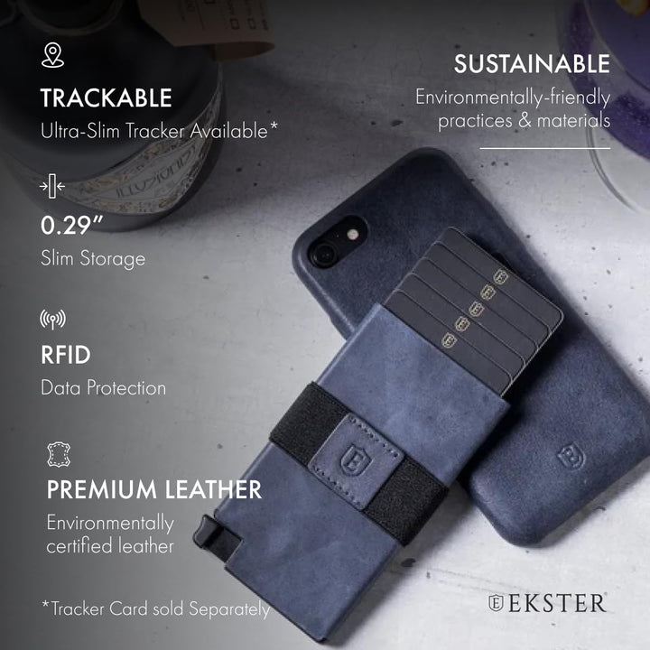 Ekster: Senate – Leder Kartenhalter Geldbörse – RFID-Blockierung – schneller Kartenzugriff Einheitsg