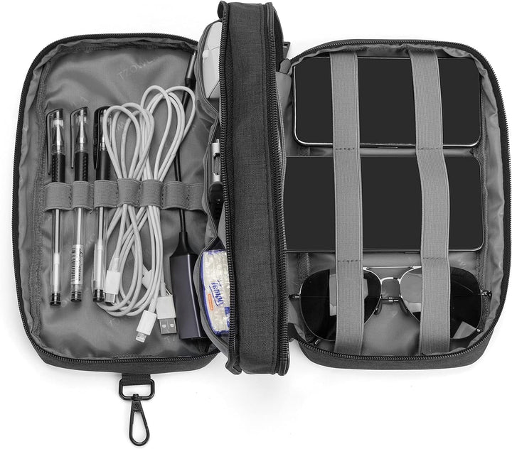 Tzowla Anti Diebstahl Laptop Rucksack für Herren,Rucksack Wasserdicht mit USB-Ladeanschluss und Schl
