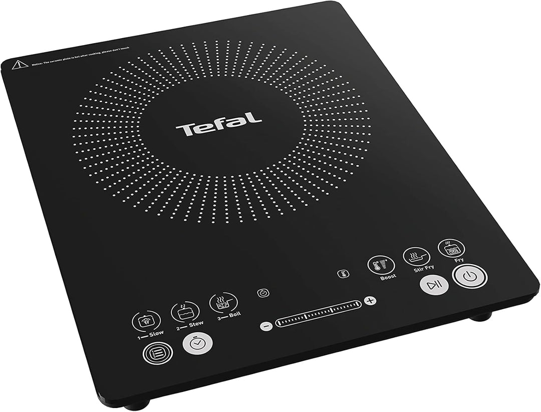 Tefal IH2108 Everyday Slim Induktionskochplatte | 300 - 2100 Watt | 6 Kochprogramme | Digitalanzeige