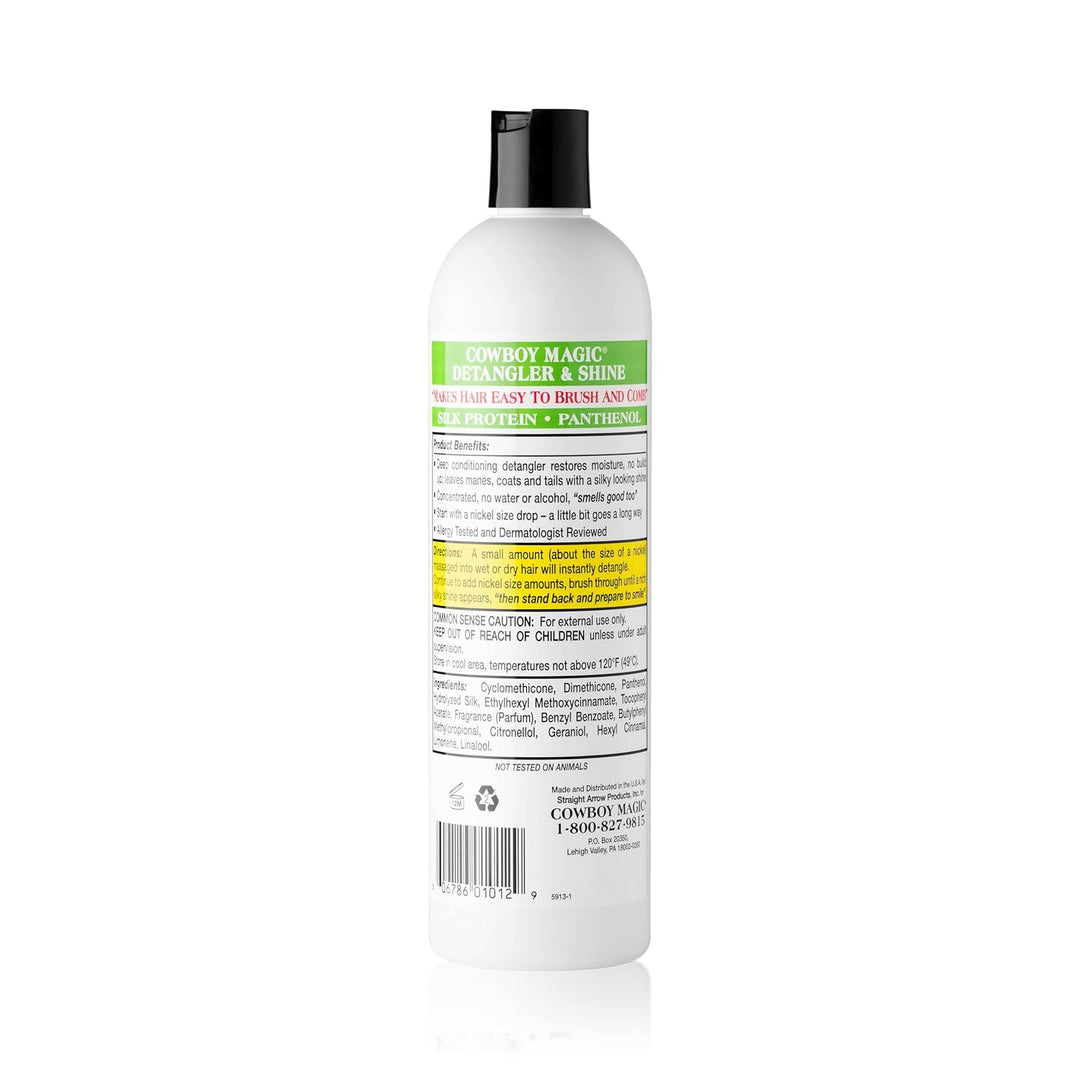 Cowboy Magic Cowboy Magie Detangler und Shine - 16 oz - Clear, Unisex, CBM0007